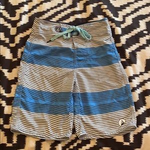 Boys Volcom Trunks, Size 23/Youth 10